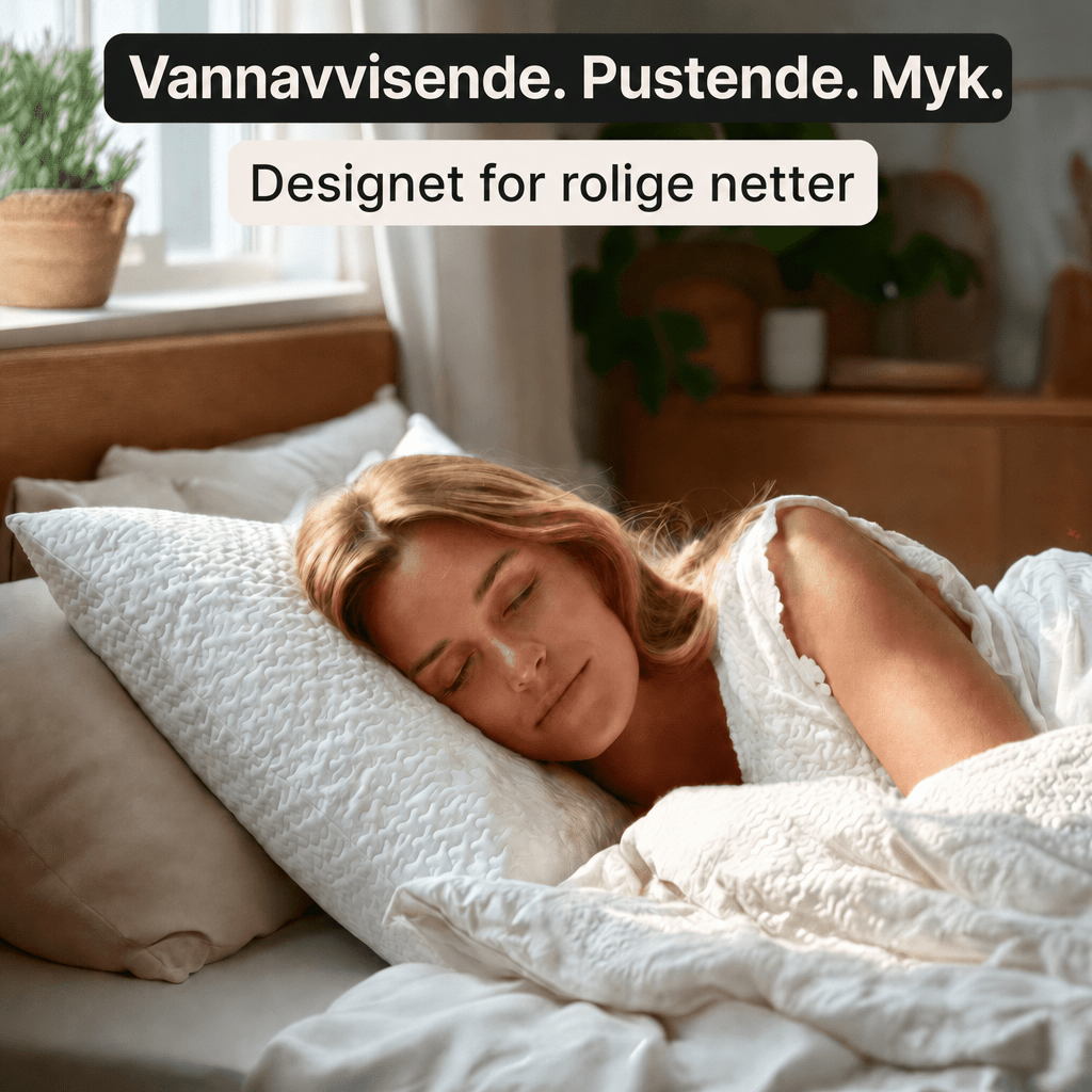 Svedabsorberende bomulls putetrekk - AVABeauty.no